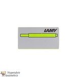 کاتریج (فشنگی) خودنویس لامی(Lamy) کد T10 بسته 5 تایی حجم (مشکی-آبی-قرمز-سبز-نارنجی-زرد-صورتی-فیروزه ای -بنفش-سرمه ای )