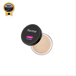 پودر فیکساتور رنگی فلورمار Flormar اورجینال فیکساتور آرایش loose powder رنگبندی حجم 18 گرم