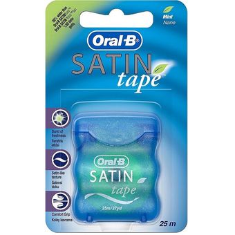 نخ دندان اورال بی مدل ساتین تیپ SATIN tape  | Oral_B