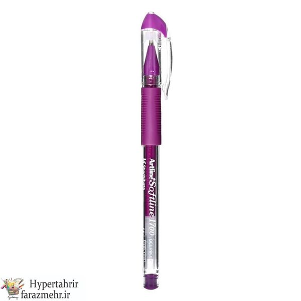 روان نویس ژل ضخیم آرتلاین (Artline)  مدل EGB-1700 رنگبندی ( مشکی -قرمز-صورتی -بنفش-آبی روشن-سبز روشن )