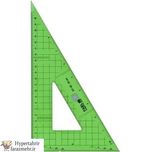 شابلون مهندسی فابل (Fabel)  گونیا 25 سانت مدل  (60 و30) و 45 درجه