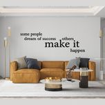 استیکر چوبی آرتافرین طرح "some people dream of success others make it happen"