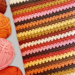 پتو/ شال مبل قلاب بافی مدل ترگل