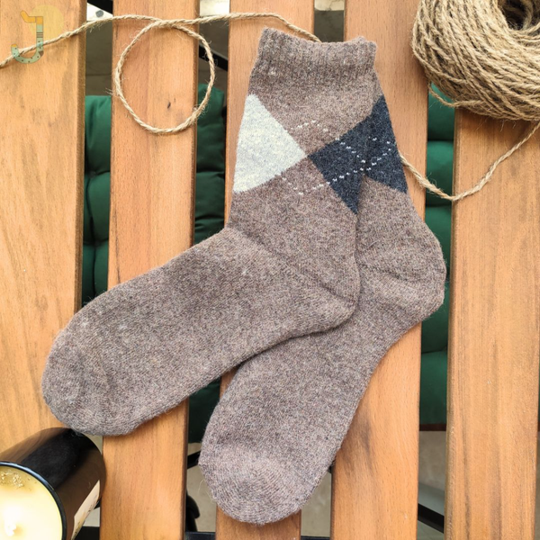 جوراب نیم ساق حوله ای مردانه طرح اسکاچ برند وارداتی