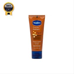 کرم دست مرطوب کننده و روشن کننده کاکائو وازلین اورجینال Cocoa Radiant Hand cream حجم 75 میل