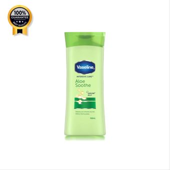 لوسیون بدن آلوئه ورا وازلین Vaseline اورجینال مدل Intensive Care حجم 100 میل
