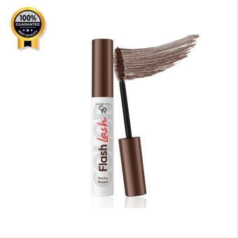 ریمل قهوه ای گلدن رز Golden rose اورجینال مدل Flash Lash حجم دهنده و بلند کننده رنگ Mocha brown