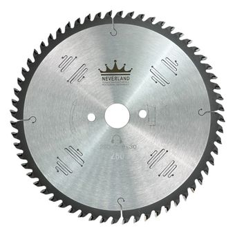 Neverland 250 for wood تیغه الماسه 60 دندانه نورلند برش چوب PD011