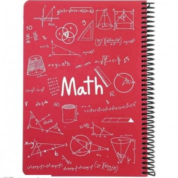 دفتر  دات نوت (DOT NOTE)  فرمولی 100 برگ جلد سخت در طرح های ( ریاضی-شیمی -زیست- فزیک-فارسی-عربی)