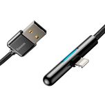 کابل آیفونی Baseus Iridescent Lamp Mobile Game CAL7C-B 1.5A 2m یکسر L