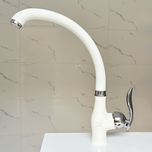 شیر آشپزخانه اسناپل مدل رهام | طراحی مدرن، بدنه برنجی و پرلاتور کاهنده مصرف آب