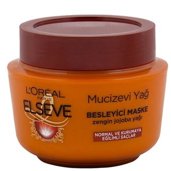 ماسک مو لورال Loreal مدل روغن های معجزه آسا و جوجوبا حجم 300 میل