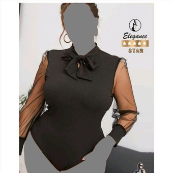 بادی سایزبزرگ زنانه طرح اروپایی کد ۹۹۵
