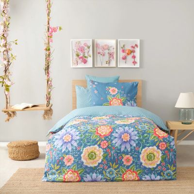 سرویس کاور لحاف پنبه دوزی کاراجا هوم تک نفره 3 تکه