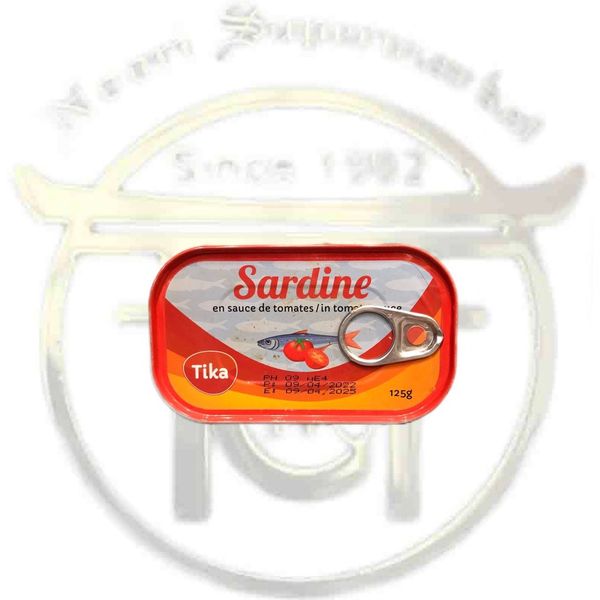 کنسرو ماهی ساردین با سس گوجه