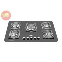 اجاق گاز 5 شعله شیشه ای G537 السا استیل