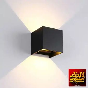 چراغ دکوراتیو دو طرفه مربع دمپردار