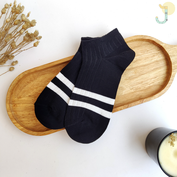 جوراب مچی کبریتی درشت مردانه طرح دو خط وارداتی