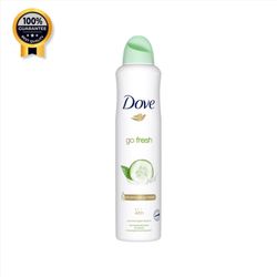 اسپری زنانه داو Dove اورجینال با رایحه خیار و چای سبز حجم 250 میل