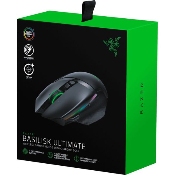 ماوس بی سیم مخصوص بازی ریزر مدل Basilisk Ultimate With wireless charging Dock