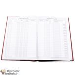 دفتر حسابداری 160برگ  وزیری (معین-روزنامه-روزنامه 4-اندیکاتور-صندوق-ارسال مراسلات-اسناد دریافتی-اسناد پرداختی-انبارو ...)