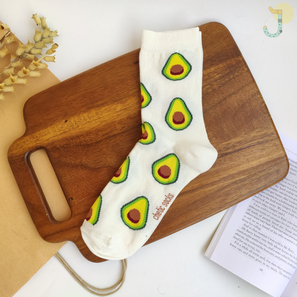 جوراب ساقدار زنانه طرح آووکادو برند Chetic Socks