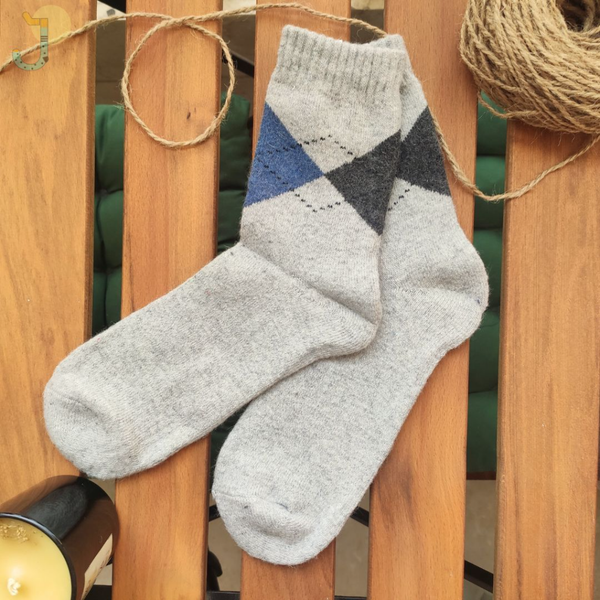 جوراب نیم ساق حوله ای مردانه طرح اسکاچ برند وارداتی