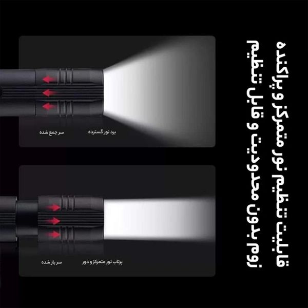 چراغ قوه نیچرهایک مدل new waterproof zoomable-torch کد NH20ZM007