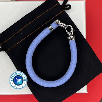 دستبند امگا Omega مسترکوالیتی به همراه پک اورجینال رنگ یاسی Omega Bracelet