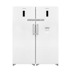 یخچال و فریزر دوقلو 16 فوت امرسان سفید مدل  RH16D-FN16D