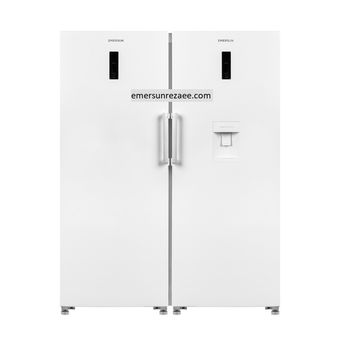 یخچال و فریزر دوقلو 16 فوت امرسان سفید مدل  RH16D-FN16D