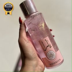 بادی اسپلش YAMANFEN رایحه یارا صورتی شاین حجم 250 میل