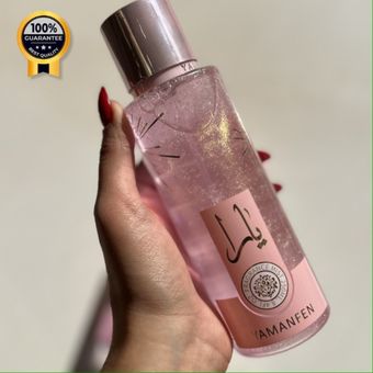 بادی اسپلش YAMANFEN رایحه یارا صورتی شاین حجم 250 میل