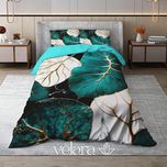 سرویس روتختی پارچه ترک برند ولارا طرح گلوگیاه کد R 353