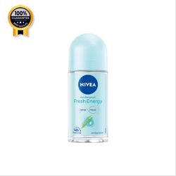 مام رول ضد تعریق زنانه نیوآ NIVEA مدل Fresh Energy infinity اورجینال 48 ساعته
