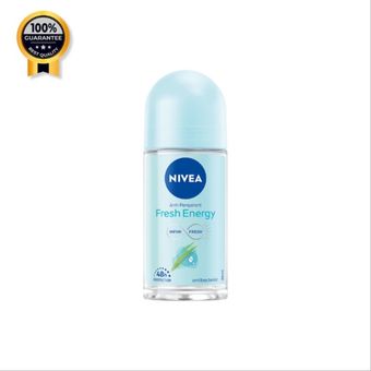 مام رول ضد تعریق زنانه نیوآ NIVEA مدل Fresh Energy infinity اورجینال 48 ساعته