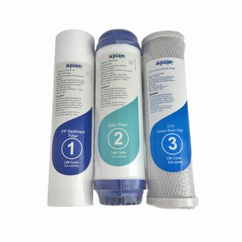 فیلتر تصفیه آب پک 3 تایی تایوانی برند آکوا جوی aquajoy