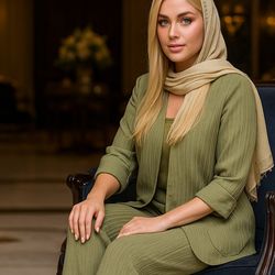 مانتو کتی مدل شاپرک رنگ سدری