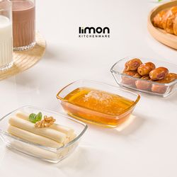 پیاله سرو شیشه ای کوچک لیمون