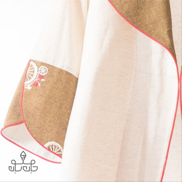 مانتو یقه طرح دار