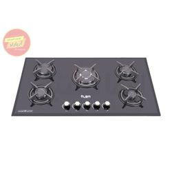 اجاق گاز 5 شعله شیشه ای G507 السا استیل