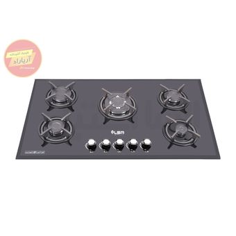 اجاق گاز 5 شعله شیشه ای G507 السا استیل