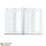 دفتر حسابداری 160برگ  وزیری (معین-روزنامه-روزنامه 4-اندیکاتور-صندوق-ارسال مراسلات-اسناد دریافتی-اسناد پرداختی-انبارو ...)