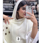 شال برشکا طرح دکمه