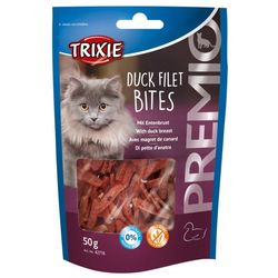 تشویقی گربه تریکسی مدل duck filet bites وزن 50 گرم