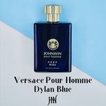 عطر ادکلن ورساچه پور هوم دایلن بلو 100 میل جانوین (جکوین) Versace Pour Homme Dylan Blue Johnwin