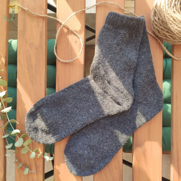 جوراب نیم ساق حوله ای مردانه ساده برند وارداتی