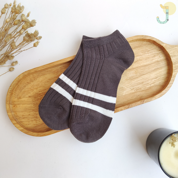 جوراب مچی کبریتی درشت مردانه طرح دو خط وارداتی