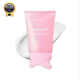کرم ضد چروک گردن کلاژن Pdrn گواشا مدی کیوب اورجینال PDRN Collagen Gua Sha Neck Wrinkle Cream حجم 90 گرم