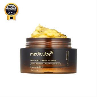 کرم کپسولی ویتامین سی مدی کیوب اورجینال حجم 55 گرم